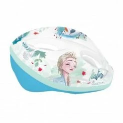 Marque Casque De Vélo Disney® V2 - La Reine Des Neiges -Vélos Vtt Soldes casque velo enfant disney v2 frozen blanc avec molette reglage taille 52 56 vendu sur carte 4
