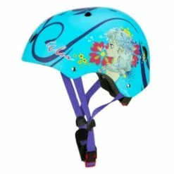 Marque Casque De Vélo Enfant Disney® - La Reine Des Neiges -Vélos Vtt Soldes casque velo enfant disney v3 frozen bleu avec molette reglage taille 54 58 vendu sur carte 3