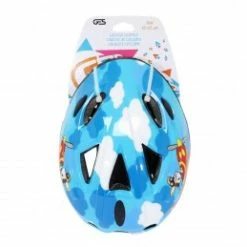 Marque Casque Vélo Enfant Ges® Cheeky Deco Avion - Bleu -Vélos Vtt Soldes casque velo enfant ges cheeky deco avion bleu taille 47 53 systeme turnlock vendu sous cavalier 5