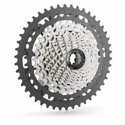 Cassette Miche Xm 11v Para Shimano Aluminio Gris/plata (11-46)