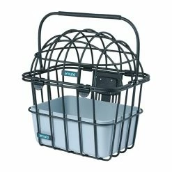 Panier Avant Mijnenpieper Pour Animaux Luna Aluminium 30x38x43 Cm Avec Support Guidon