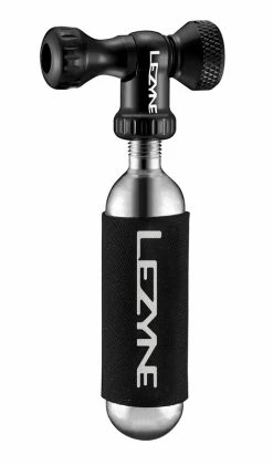 Lezyne Control Drive Co2 (shrader / Presta), Couvercle En Néoprène, Cartouche Noire 16g