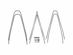 Trek Pièce Fender Efd Duo / Rapido 46/65 3stays / 2clamps / Vis / Clip