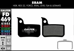 Galfer Bike Standard Plaquettes De Frein Sram Red 22 - Niveau