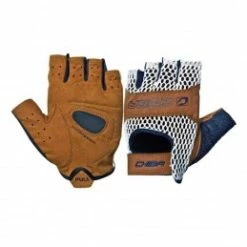Marque Gants De Vélo Chiba® Retro Beige/Marron