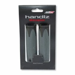 Jeu De Poignees Velo D2 L-130 Mm Noir / Gris