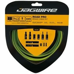 Jagwire Road Brake Kit Pro (sram / Shimano) Renforcé Kevlar Bio Vert