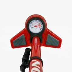 Marque Pompe à Pied Newton® FPV1 Acier - Rouge -Vélos Vtt Soldes pompe a pied newton fpv1 acier rouge 2