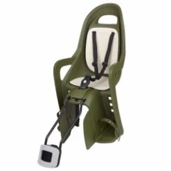 Marque PORTE BEBE/SIEGE ENFANT ARRIERE POLISPORT VERT COUSSIN CREME