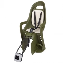Marque PORTE BEBE/SIEGE ENFANT ARRIERE POLISPORT VERT COUSSIN CREME 1 Marque PORTE BEBE/SIEGE ENFANT ARRIERE POLISPORT VERT COUSSIN CREME