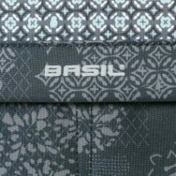 Marque Sacoche De Vélo Basil® Boheme - Gris -Vélos Vtt Soldes sac velo basil boheme 18l noircreme fixation rapide 1 5