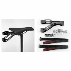 Support Bouteille Selle Elite Skekane Triathlon Noir