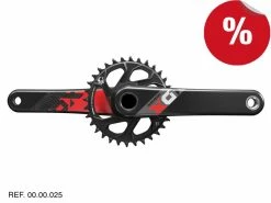 Manivelle Sram X01 Eagle Boost Bb30 175 Rouge Dm 32d **