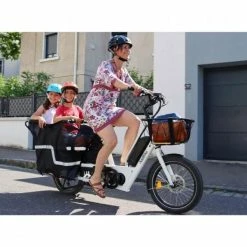 VÉLO CARGO ÉLECTRIQUE FAMILIAL U-CARGO FAMILY -Vélos Vtt Soldes velo cargo electrique familial u cargo family 4 600x600 1