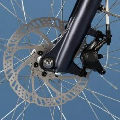 VELO DE VILLE ELECTRIQUE ELOPS 900 CADRE HAUT BLEU MARINE -Vélos Vtt Soldes velo de ville electrique elops 900 cadre haut bleu marine 16 600x600 1