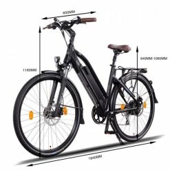 VÉLO ELECTRIQUE TREKKING NCM MILANO PLUS - 250W, BATTERIE 48V 16AH -Vélos Vtt Soldes velo electrique trekking ncm milano plus 250w batterie 48v 16ah 3 600x600 1
