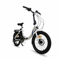 VÉLO PLIANT ÉLECTRIQUE MINI NOIR 20" -Vélos Vtt Soldes velo pliant electrique mini blanc 20 1 600x600 1