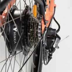 VÉLO VILLE ÉLECTRIQUE - NEOMOUV SINAPIA - ABRICOT -Vélos Vtt Soldes velo ville electrique neomouv sinapia abricot 2 600x600 1