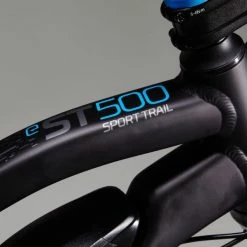 VÉLO VTT ÉLECTRIQUE E-ST 500 V2 NOIR BLEU 27,5" -Vélos Vtt Soldes velo vtt electrique e st 500 v2 noir bleu 275 11 600x600 1