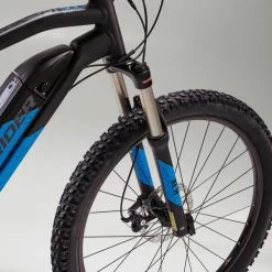 VÉLO VTT ÉLECTRIQUE E-ST 500 V2 NOIR BLEU 27,5" -Vélos Vtt Soldes velo vtt electrique e st 500 v2 noir bleu 275 8 600x600 1
