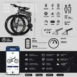 VÉLO VTT ÉLECTRIQUE PLIANT 27,5" SMARTBIKE - LEGEND ETNA 14AH GRIS -Vélos Vtt Soldes velo vtt electrique pliant 275 smartbike legend etna 14ah gris 4 1 600x600 1