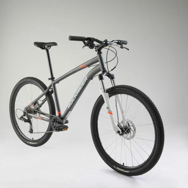 VÉLO VTT ST 120 GRIS ORANGE 27,5" 2 VÉLO VTT ST 120 GRIS ORANGE 27,5" – Image 2