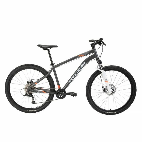 VÉLO VTT ST 120 GRIS ORANGE 27,5" 1 VÉLO VTT ST 120 GRIS ORANGE 27,5"