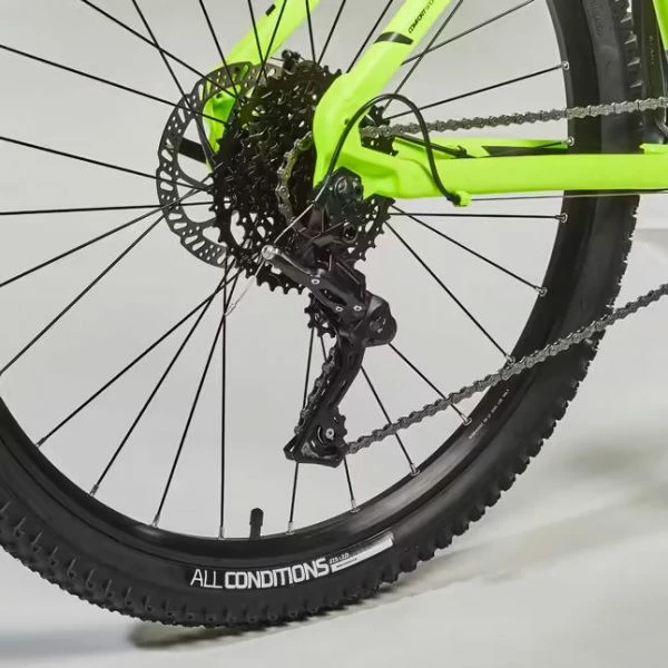 VÉLO VTT ST 530 MDB NOIR JAUNE 27,5" 9 VÉLO VTT ST 530 MDB NOIR JAUNE 27,5" – Image 9