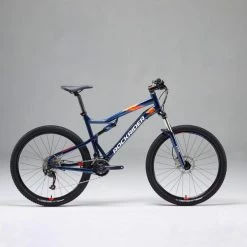 VÉLO VTT TOUT SUSPENDU ST 540 S BLEU ORANGE 27,5" -Vélos Vtt Soldes velo vtt tout suspendu st 540 s bleu orange 275 2 600x600 1