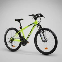 Vélos Vtt Soldes -Vélos Vtt Soldes vtt enfant rockrider st 500 24 pouces 9 12 ans jaune fluo 1 1 600x600 1